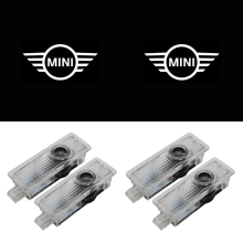 4 x LED Türprojektor Begrüßungslicht für Autozubehör, kompatibel mit Mini Cooper One S JCW R55 R56 R50 R53 R60 F55