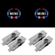 4x led-deurprojector voor auto, welkomstlicht, autoaccessoire voor Mini Cooper One S JCW R55 R56 R50 R53 R60 F55