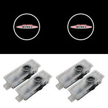 4 x led-deurprojectielampen met welkomstverlichting voor auto, auto-accessoire voor Mini Cooper One S JCW R55 R56 R50 R53 R60 F55