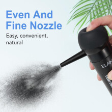 (Dark brown) Hair Fiber Powder Spray Set - Instant Hair Thickening, Scalp Coverage, Long-Lasting Hold, Black/Brown, Portable Styling Spray