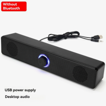 USB Powered Wired Soundbar Speaker for TV, PC, Laptop, Gaming and Home Theater Audio System