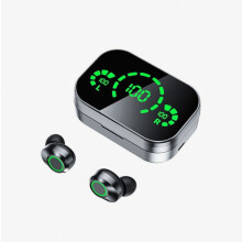 Kabellose TWS 5.3 Bluetooth-Ohrhörer mit Mikrofon, 9D-Stereo-Sound, wasserdichte Sport-Ohrhörer, Ladecase