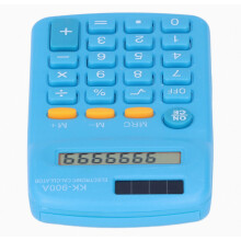 Mini Pocket Calculator 8-Digit LCD Solar and Battery Powered for Office School and Home Use