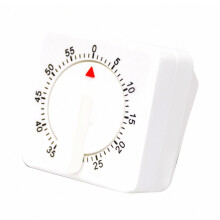 Loud Kitchen Timer for Cooking and Baking, White, Easy-Read Countdown Timer for Home Use