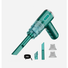 Portable Cordless Handheld Vacuum Cleaner for Home and Car, Mini Green Lightweight Dual Use Cleaner