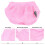 Pink Polyester Kitten Muzzle Breathable 1 pc 2