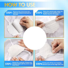 Okselzweetpads, 180 Stuks Grotere Okselzweetpads voor Mannen met Hyperhidrose, Wegwerpzweetpads voor Onder