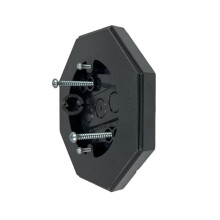 Siding Mounting Block 8161,Vertical Siding Lamp Octagon Mounting Kit with Built-in Box for Outdoor Smooth Flat