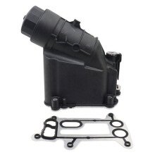 11427807177Oil Filter Housing with Gasket for E88 E82 E81 E87 E93 X1 E84 X3 E83 2004-2015 11427807799 11427797392