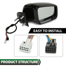 Car View Mirror Assembly for ML GL Class ML63 ML350 W164 X164 2005-2011 1648105193 Left
