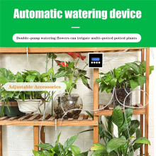 Ntelligent Drip Irrigation WaterPump TimerSystem Garden Automatic Irrigation Controller Home Sprinkler Watering Device,B
