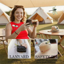 Dragonfly Clip Bug Repellent - Realistic 3D Fake Dragonflies with Clips, Outdoor Decor to Keep Bugs Away. Perfect 12pcs