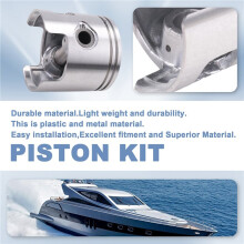 346-00004-0 Piston Kit (0.5MM O.S.) for Outboard 2-Stroke 25HP 30HP +0.5MM 346-00004 346-00004-1 Diameter 68.5mm