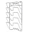 Durable Metal Hanging Pot Cover Storage Rack, Multi-Layer Wall-Mounted Kitchen Storage Rack 1