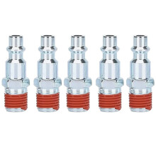 20 Stück 1/4 Zoll Außengewinde Pneumatische Schnellkupplung Stecker US-Stil Pneumatische Außengewinde Schnellverbinder