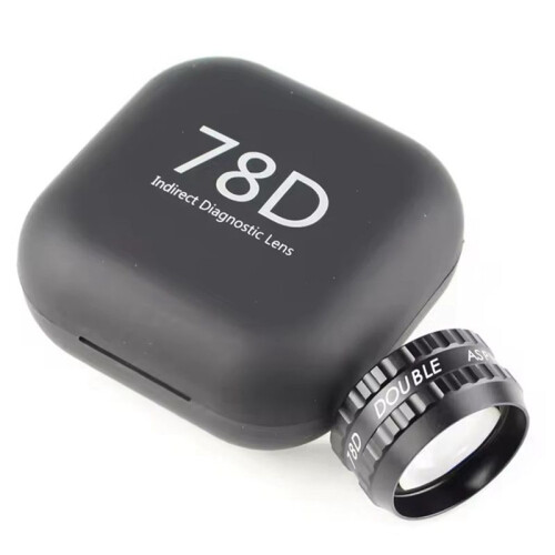 1 Piece Indirect Diagnostic Double Aspheric Lens with Nice Storage Case 78D