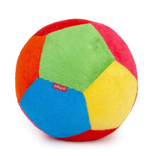 Pikipo Multicolor Stuffed Soft Ball With Rattle Sound (Medium 15Cm)