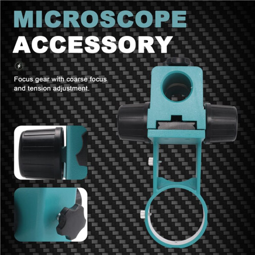 RF4 76MM Diameter Adjustable Articulated Arm Gear Bracket Focusing Suitable Binocular Zoom Microscope Accessory