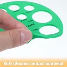 Strumento per Misurare Gli Occhi Sicurezza Rotondi, Righello Misurazione per Occhi Sicurezza 10 A 30 mm Diametro per Bambole, per Misurare Dimensioni