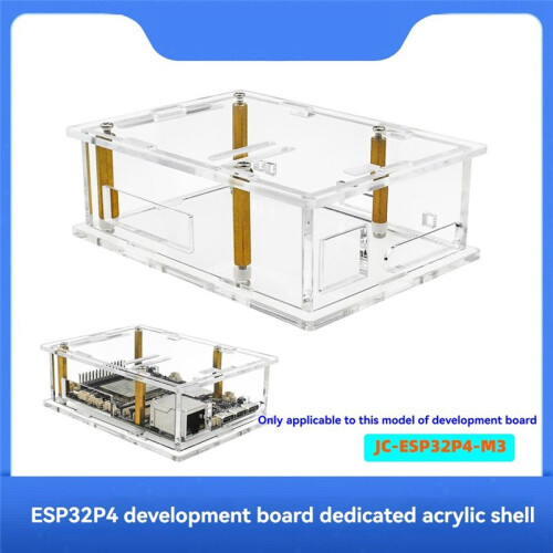 For ESP32-P4 Development Board Acrylic Case for JC-ESP32P4-M3 Development Board Transparent Protective Case 1