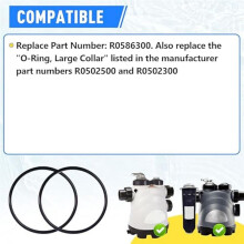 6Pcs R0586300 Large Collar O-Rings for Nature 2 Fusion,Fusion Soft,Inground,Vision Aboveground