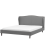 Beliani Bed Fabric COLMAR 160 x 200 cm (EU King Size) Grey 1
