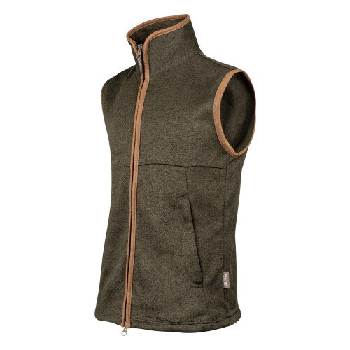 JACK PYKE JACK PYKE Melange Fleece Gilet Dark Olive Small 1