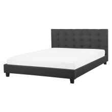 Bed Fabric LA ROCHELLE 160 x 200 cm (EU King Size) Dark Grey
