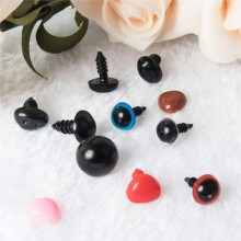 1040 Stuks 6-14mm Plastic Veiligheidsogen voor Speelgoed Diy Mix Maat Haak Dierenoog voor Poppen Speelgoed Accessoires Ogen en Neuzen Set