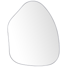 Wall Mirror PUTEAUX 70 cm 92 cm Metal Black