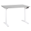 Beliani Manual Adjustable Standing Desk DESTINAS 120 cm 72 cm Grey/ White 1