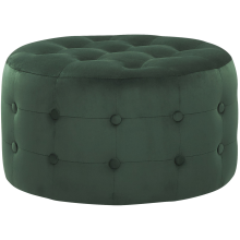 Pouffe TAMPA Velvet Dark Green
