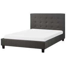 Bed Fabric LA ROCHELLE 140 x 200 cm (EU Double) Dark Grey
