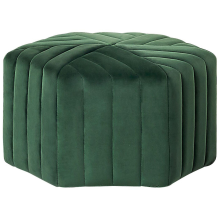 Pouffe MURIETTA Velvet Dark Green