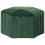 Beliani Pouffe MURIETTA Velvet Dark Green 1