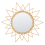 Beliani Wall Mirror AROEK 61 cm 61 cm Rattan Natural 1