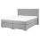 Beliani Divan Bed Fabric DUCHESS 160 x 200 cm (EU King Size) Light Grey 1