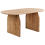 Beliani Dining Table SKYE Brown 90 cm 180 cm Acacia Wood 1