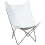Beliani Armchair NYBRO Velvet White 1