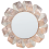 Beliani Wall Mirror MANGALORE 54 cm 54 cm Metal White 1