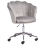 Beliani Desk Chair MONTICELLO Velvet Grey 1
