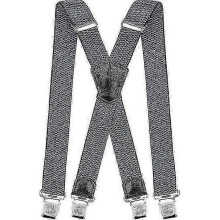 Mens Braces with Very Strong Metal Clips Wide 4 Cm Heavy Duty Suspenders One Size Fits All Men And Women Adjustable And Elastic X Form(blue)