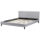 Beliani Bed Fabric FITOU 180 x 200 cm (EU Super King) Light Grey 6