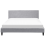 Beliani Bed Fabric FITOU 180 x 200 cm (EU Super King) Light Grey 7