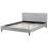 Beliani Bed Fabric FITOU 160 x 200 cm (EU King Size) Light Grey 4