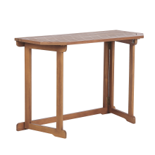 Balcony Table TREIA 110 cm 47 cm Acacia Wood Brown