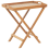 Beliani Garden Side Table JAVA Acacia Wood Light Brown Folding 1