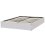 Beliani Ottoman Bed without Headboard DINAN Fabric Light Grey 140 x 200 cm (EU Double) 4
