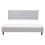 Beliani Bed Fabric SAVERNE 160 x 200 cm (EU King Size) Light Grey 4