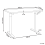 Beliani Manual Adjustable Standing Desk DESTINAS 120 cm 72 cm Grey/ White 9